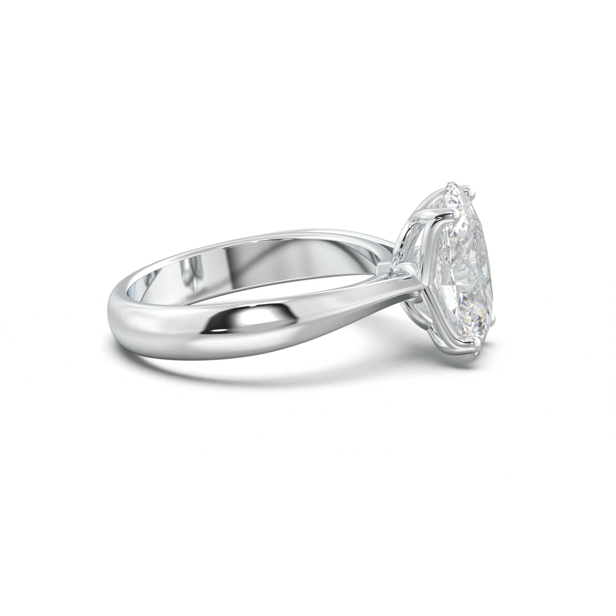 Oval Solitaire Engagement Ring