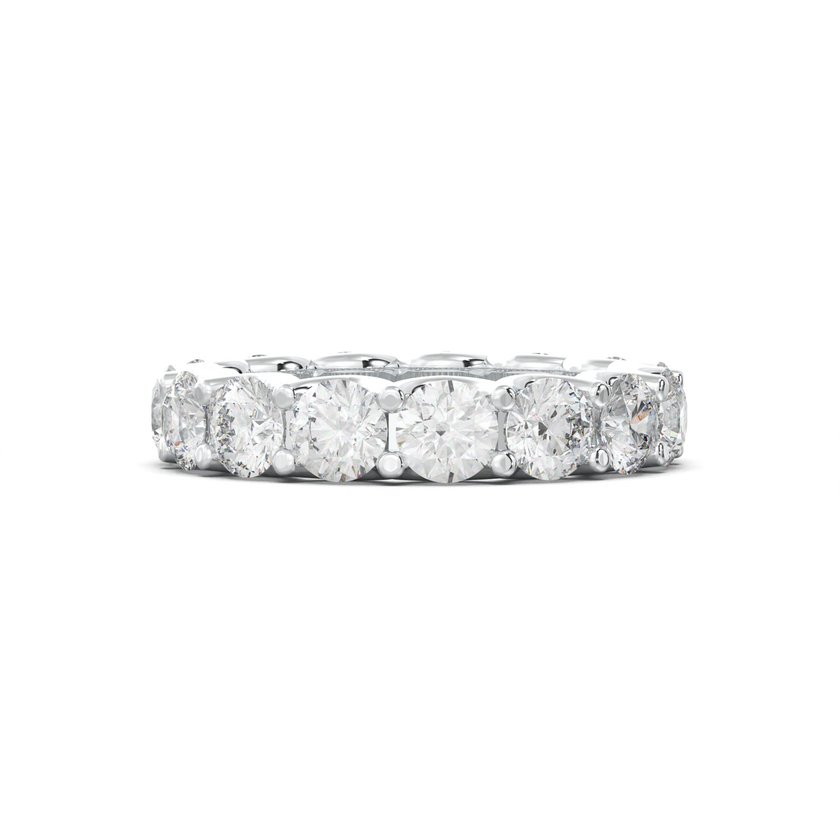 Round Eternity Wedding Band