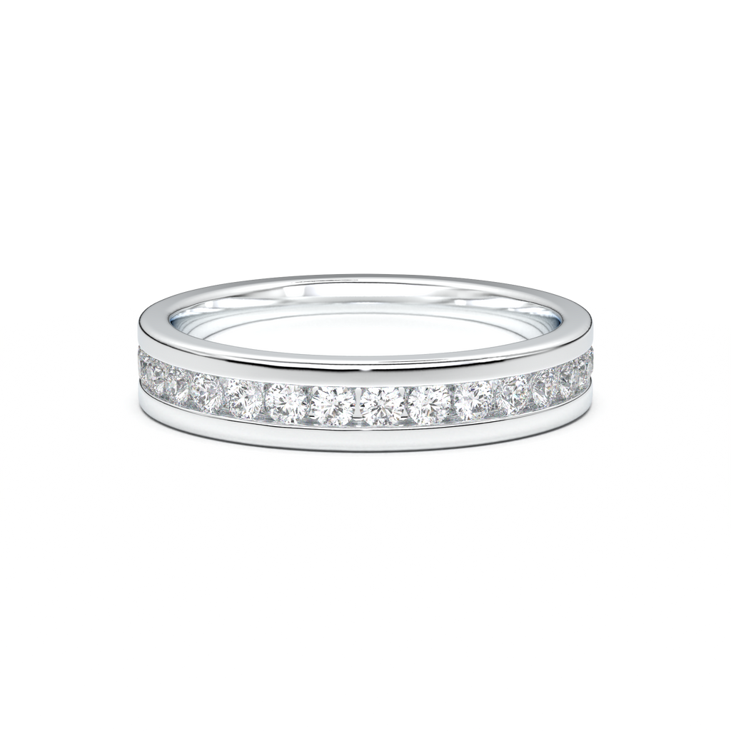 Channel-Set Diamond Men's Band