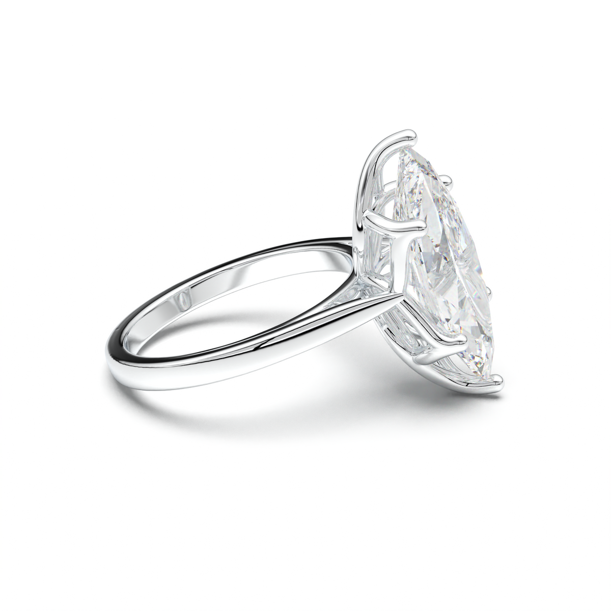 Marquise Solitaire Engagement Ring