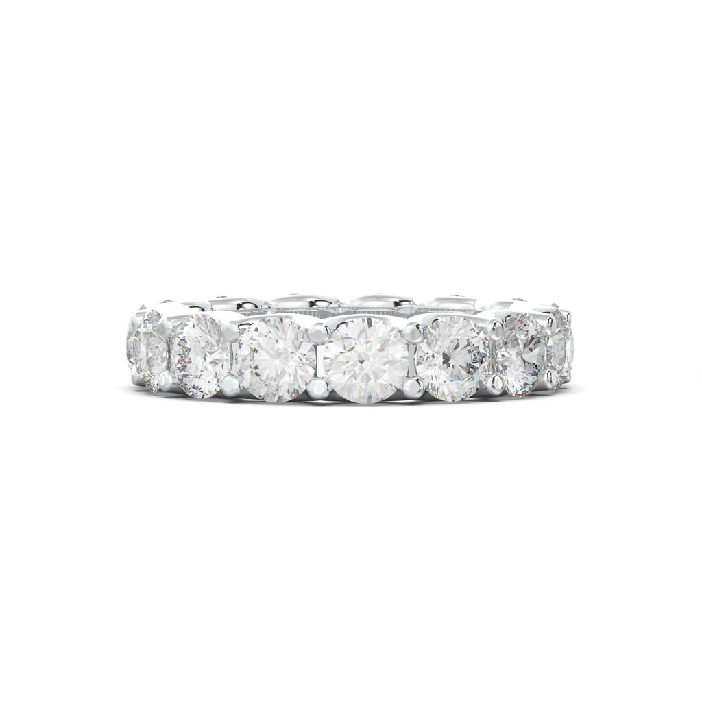 Round Eternity Wedding Band