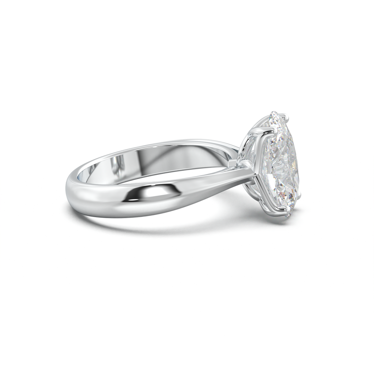 Oval Solitaire Engagement Ring