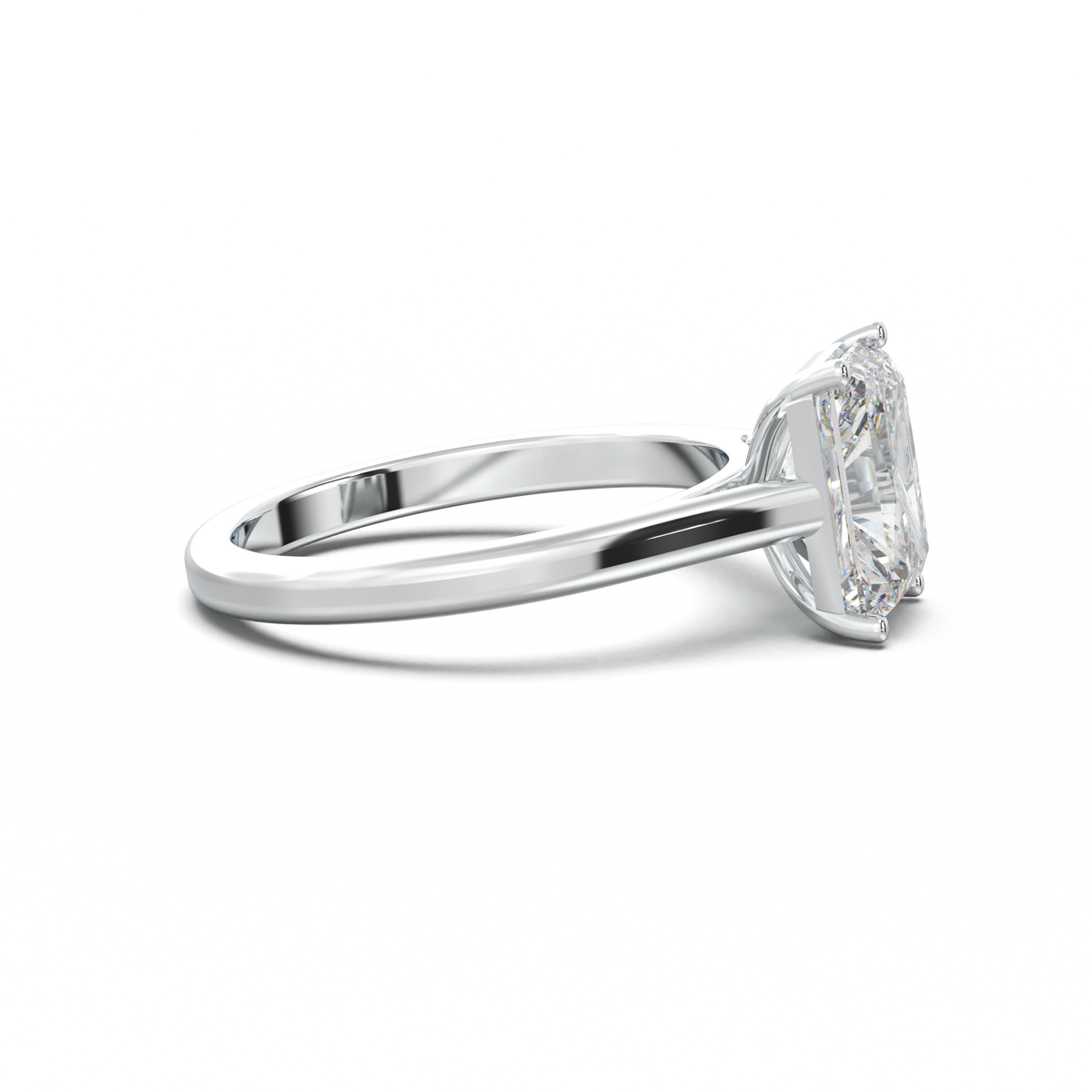 Radiant Solitaire Engagement Ring