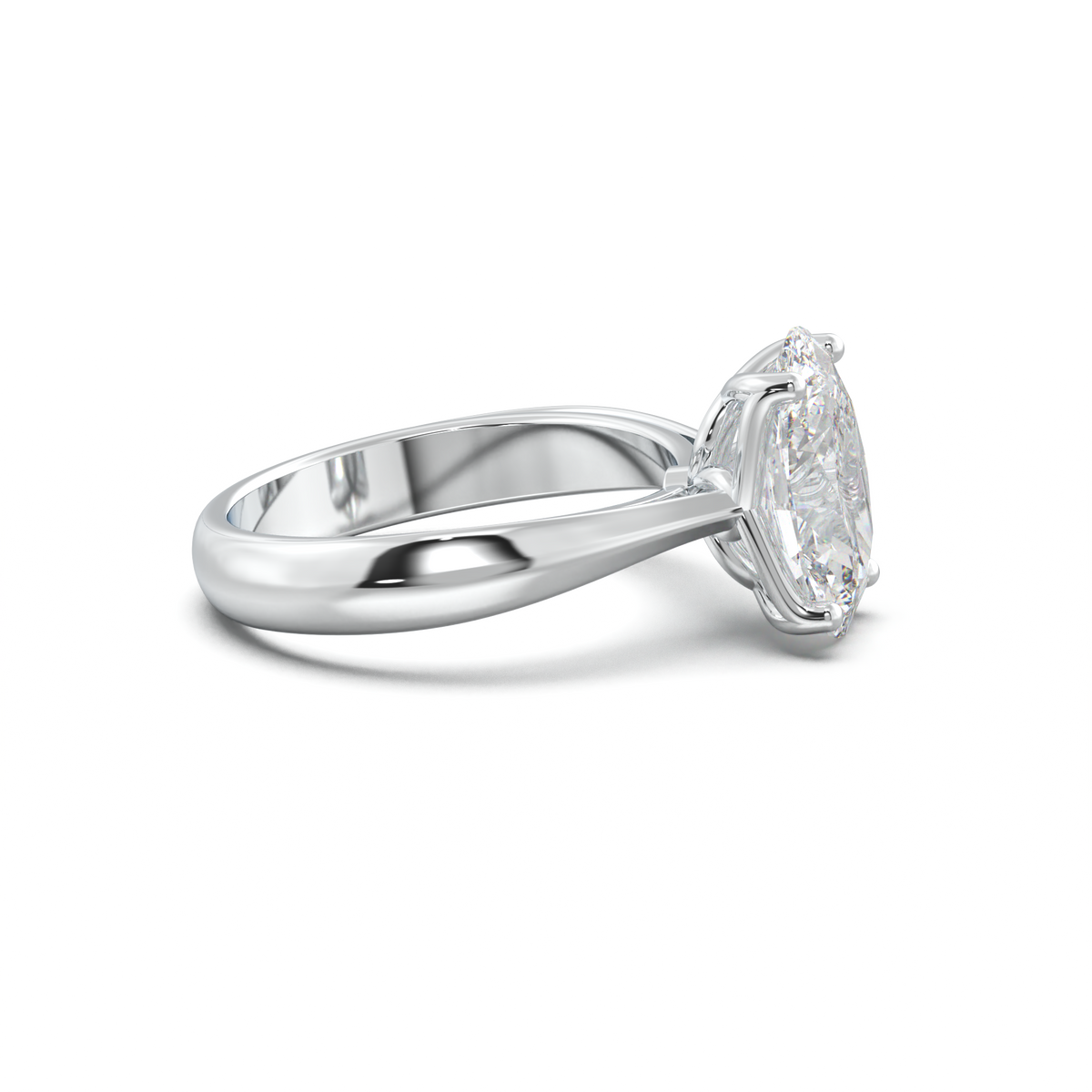 Oval Solitaire Engagement Ring