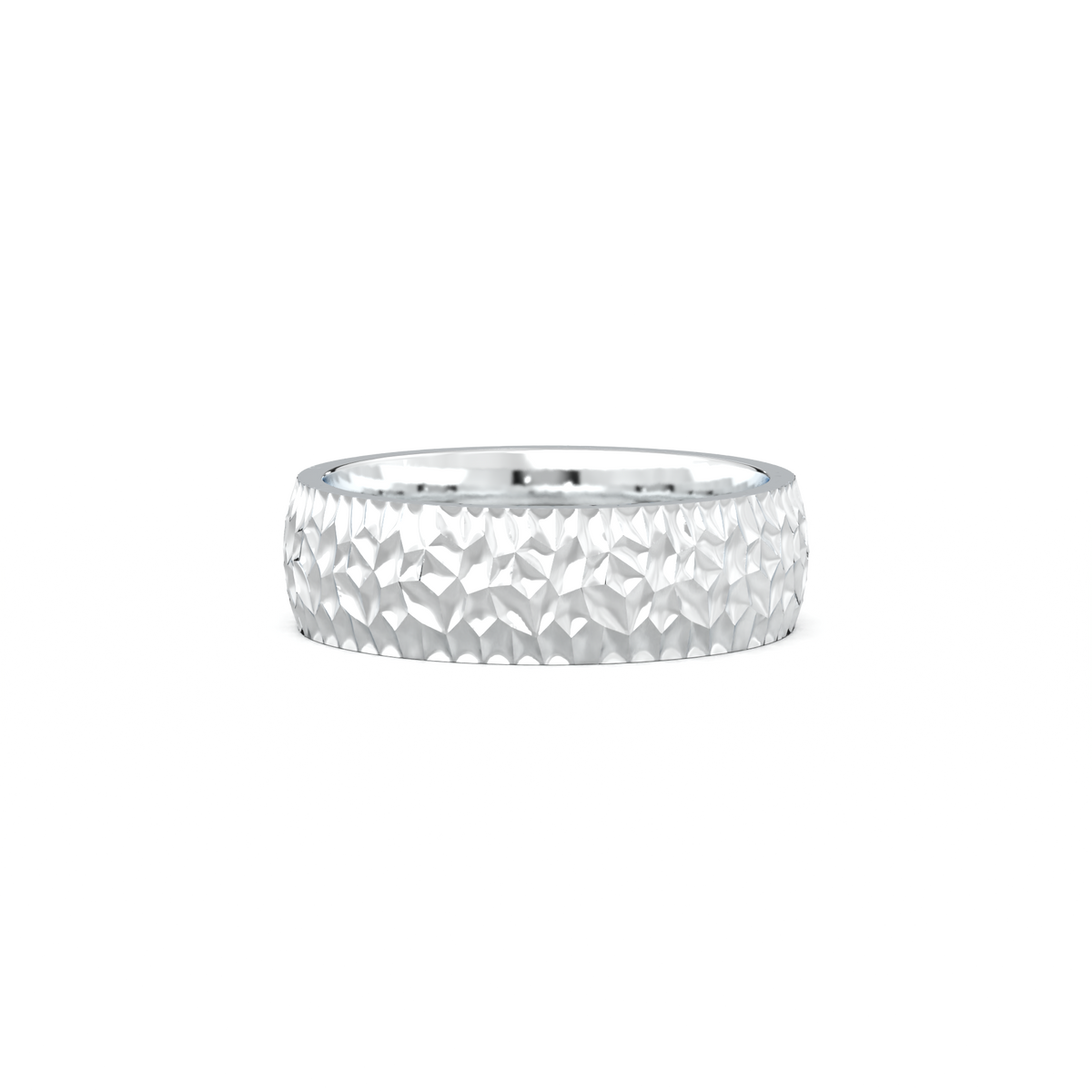 Hammered Texture Men's Band