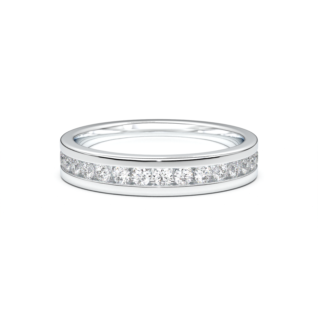 Channel-Set Diamond Men's Band