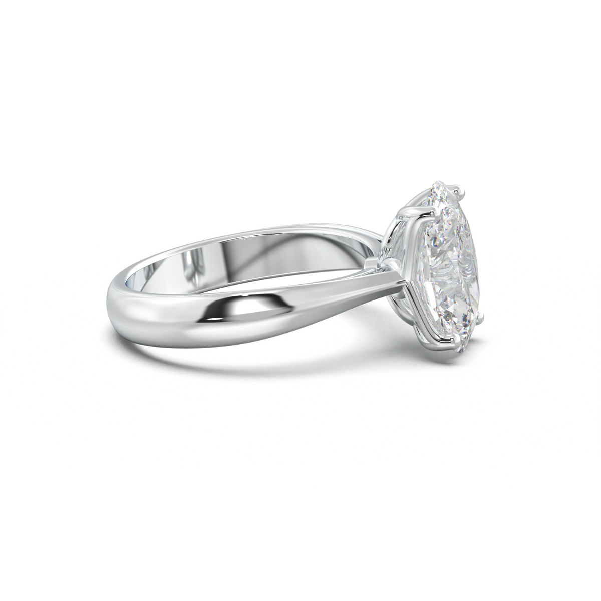Oval Solitaire Engagement Ring