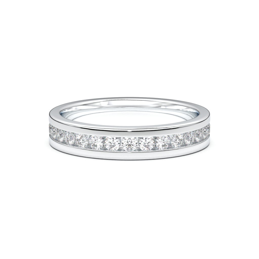Channel-Set Diamond Men's Band