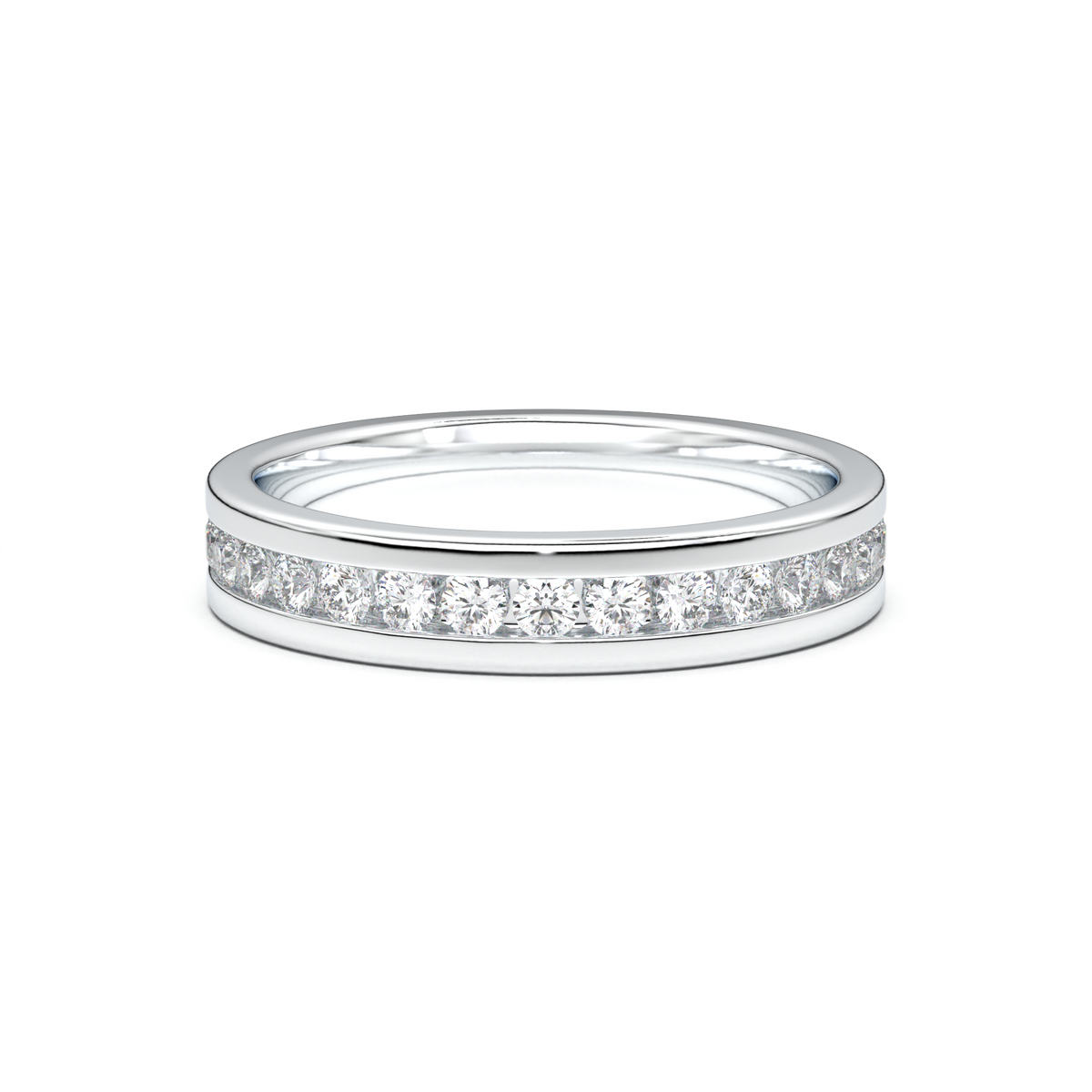 Channel-Set Diamond Men's Band