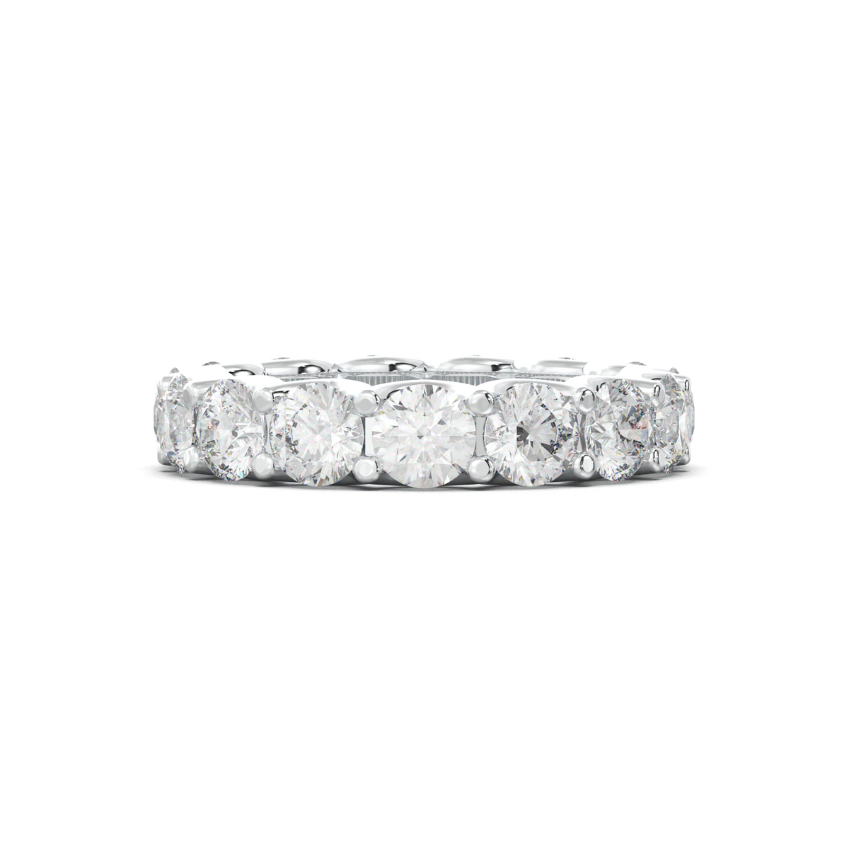 Round Eternity Wedding Band