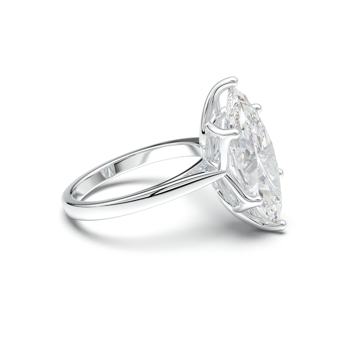Marquise Solitaire Engagement Ring