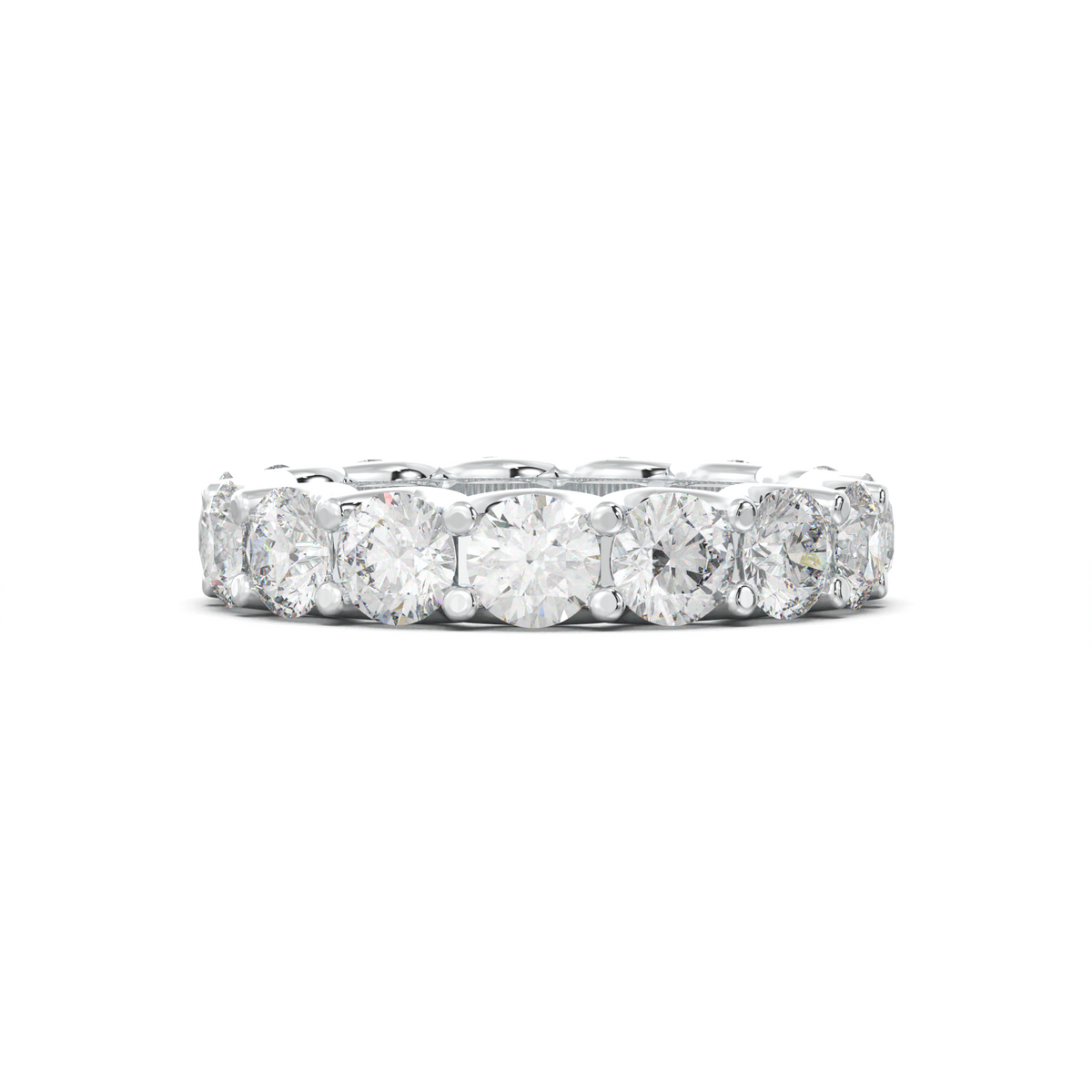 Round Eternity Wedding Band
