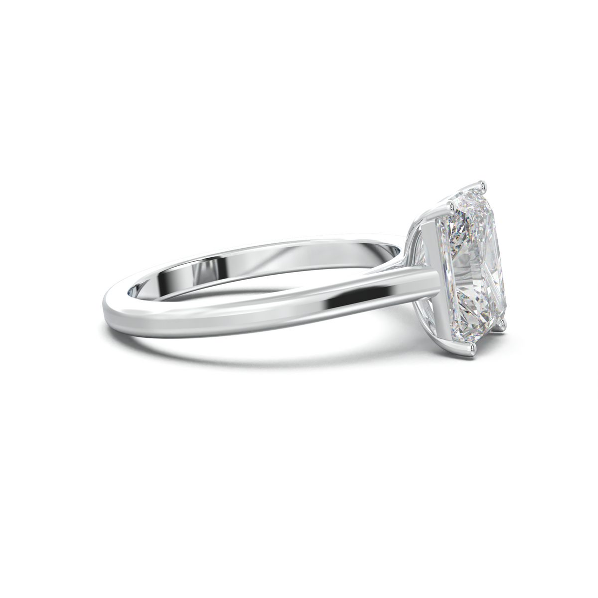 Radiant Solitaire Engagement Ring