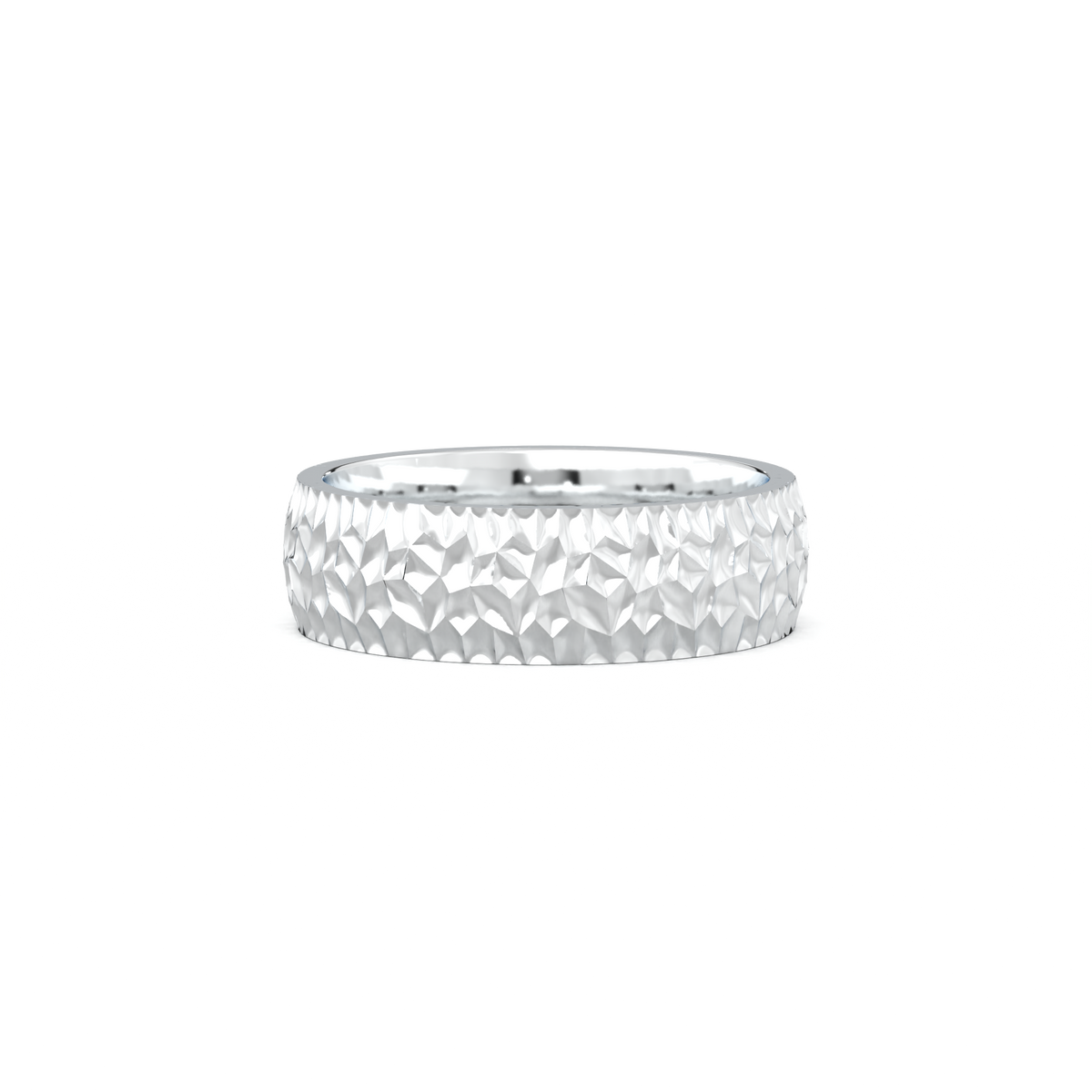 Hammered Texture Men's Band