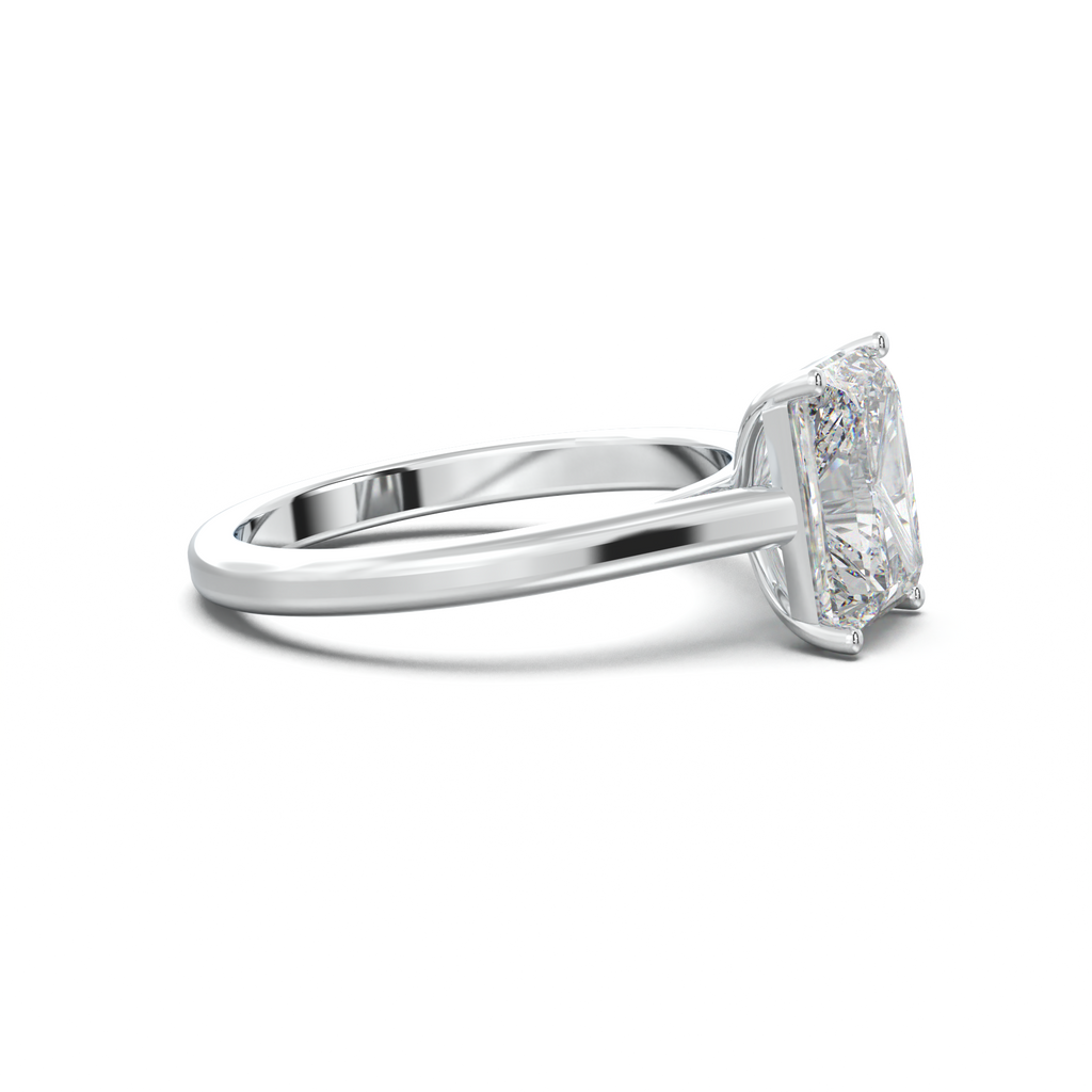 Radiant Solitaire Engagement Ring