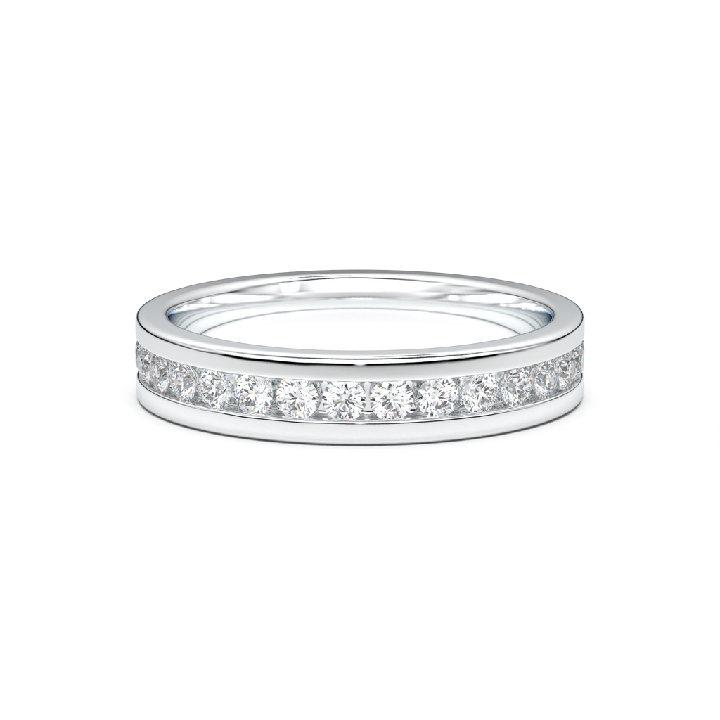 Channel-Set Diamond Men's Band