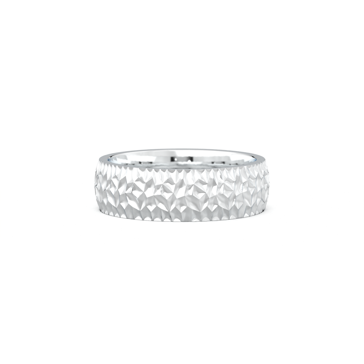 Hammered Texture Men's Band