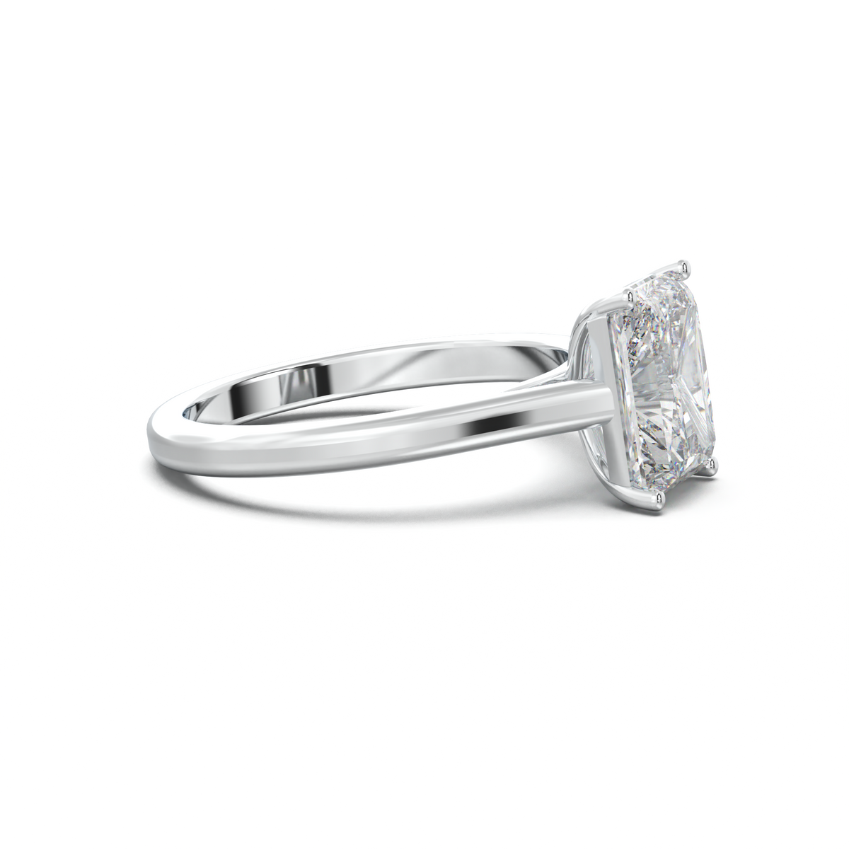 Radiant Solitaire Engagement Ring
