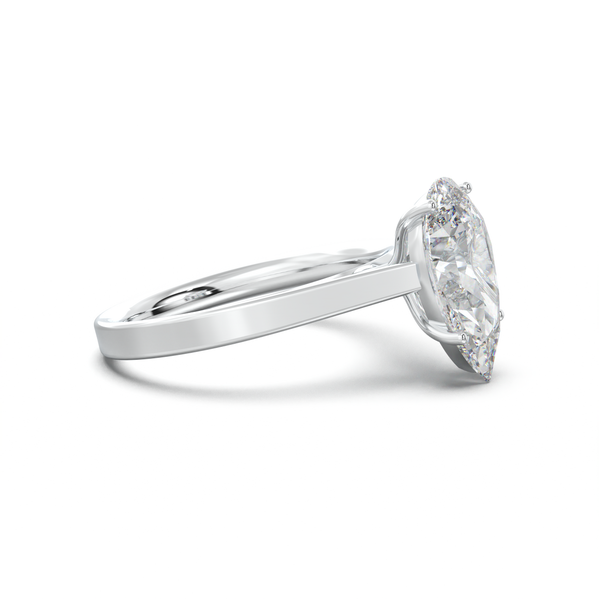 Pear Solitaire Engagement Ring