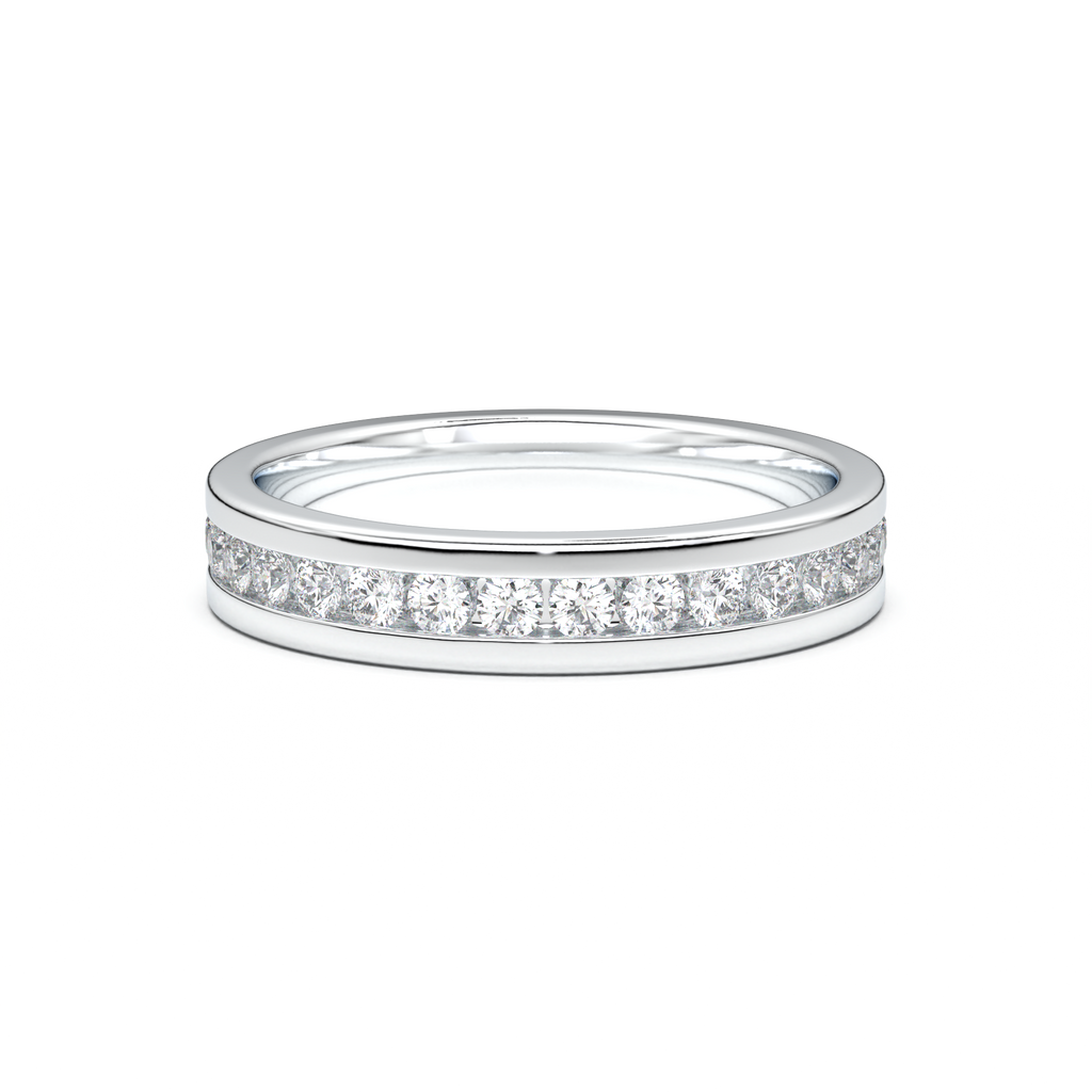 Channel-Set Diamond Men's Band