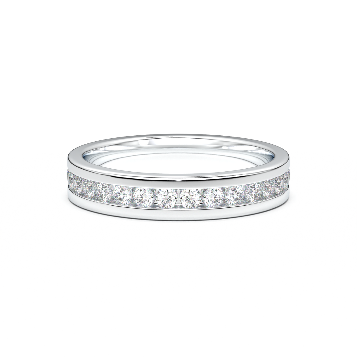 Channel-Set Diamond Men's Band
