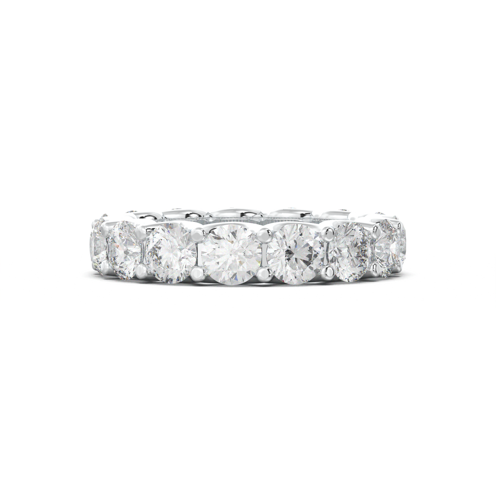 Round Eternity Wedding Band