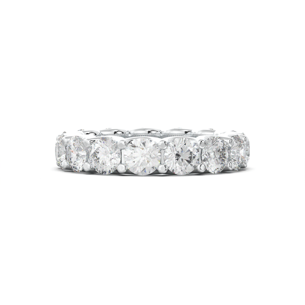 Round Eternity Wedding Band