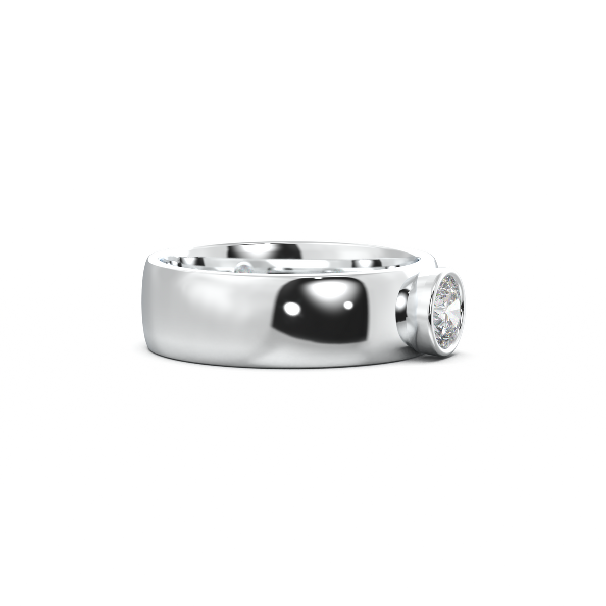 Round Bezel Men's Band