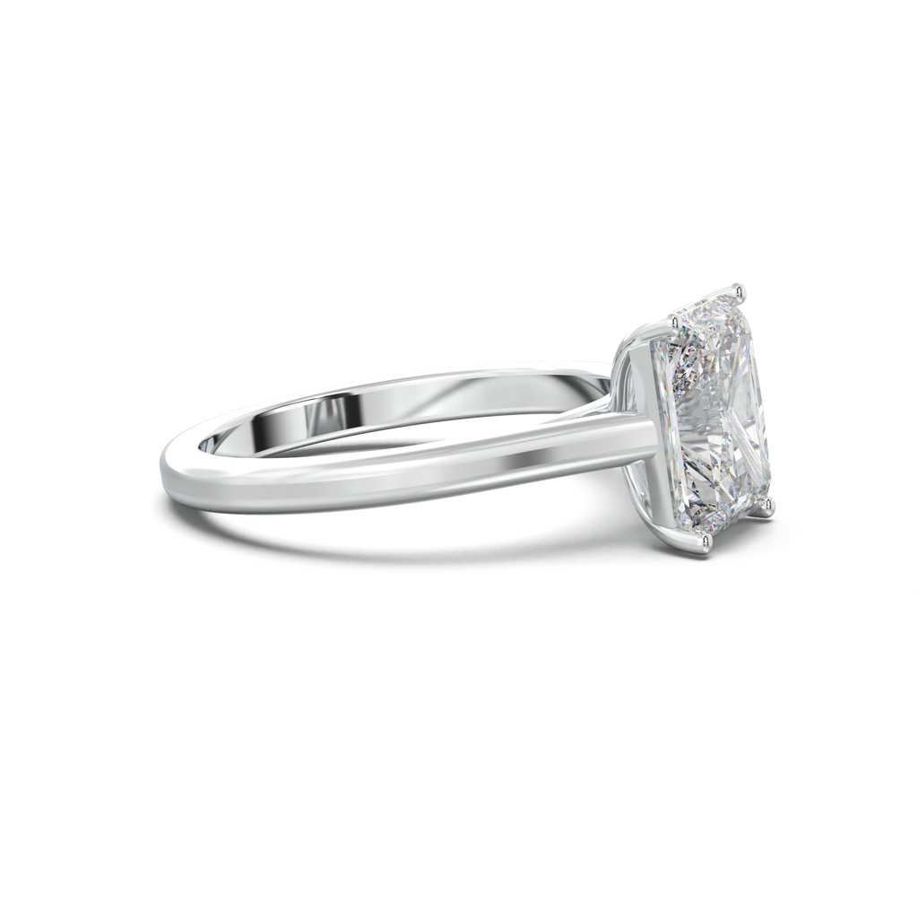 Radiant Solitaire Engagement Ring