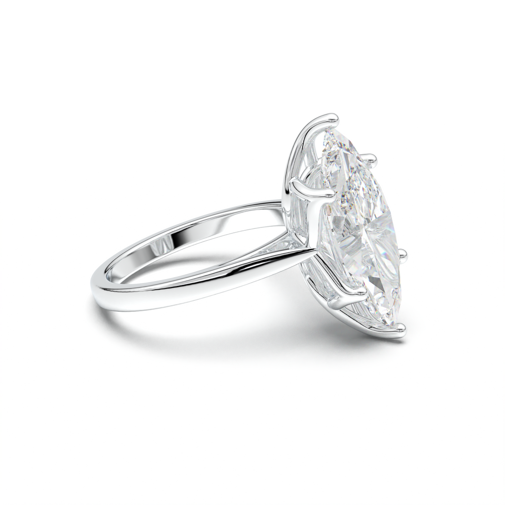 Marquise Solitaire Engagement Ring