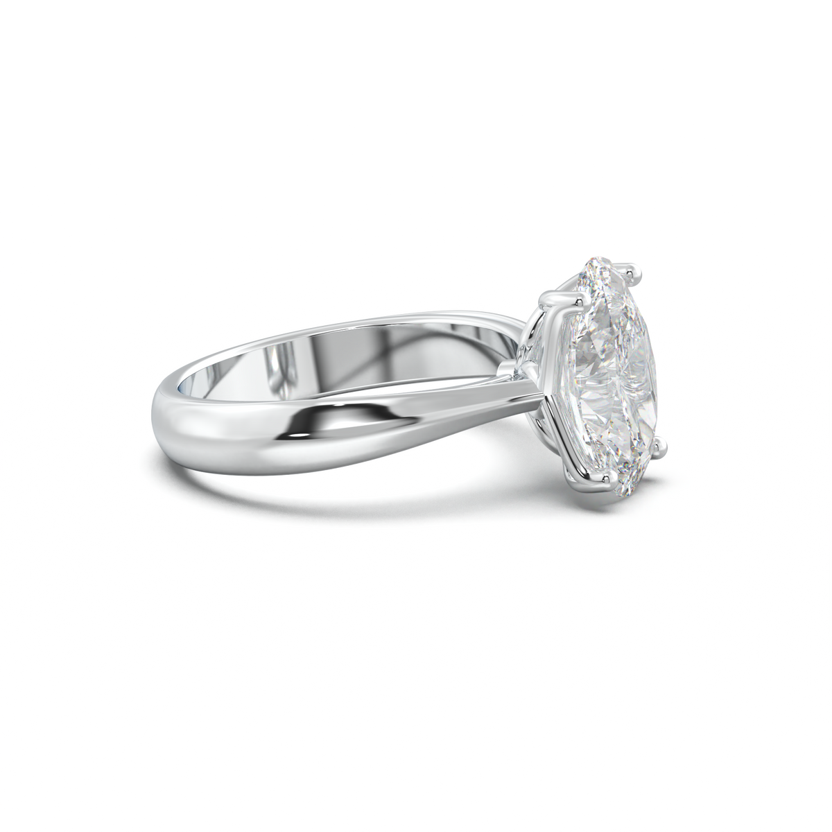 Oval Solitaire Engagement Ring