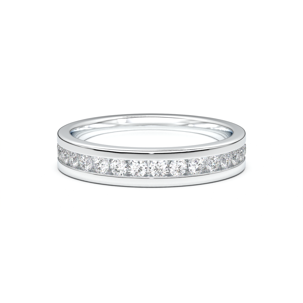 Channel-Set Diamond Men's Band