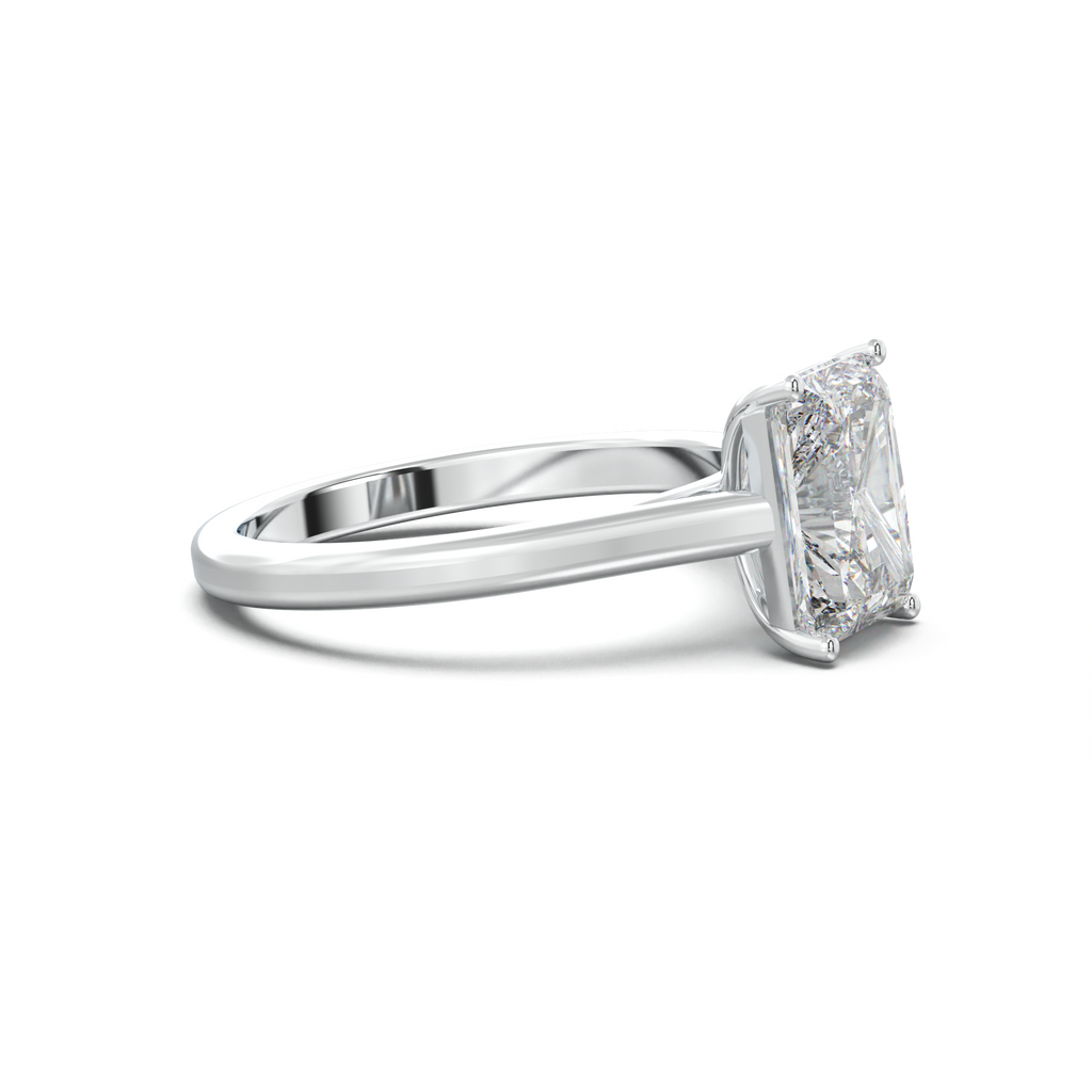 Radiant Solitaire Engagement Ring