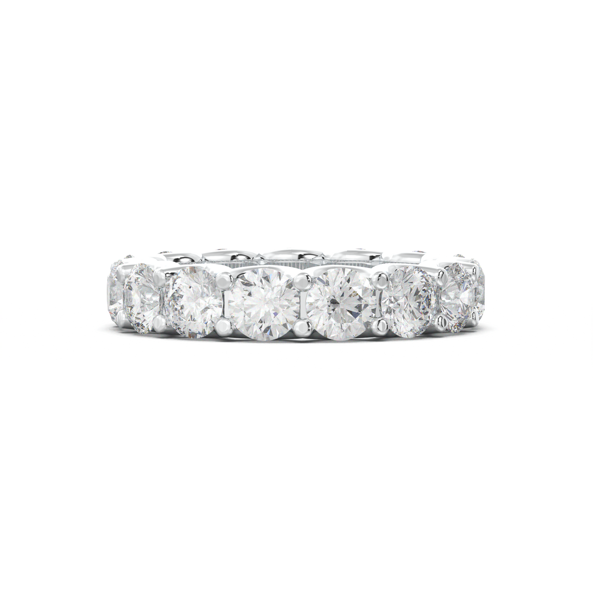 Round Eternity Wedding Band