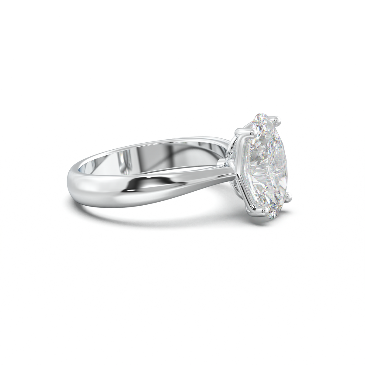 Oval Solitaire Engagement Ring