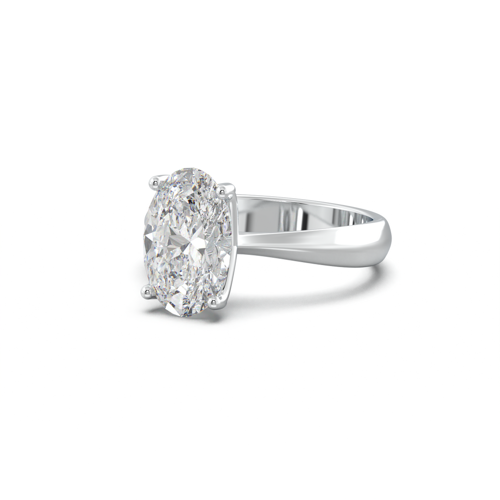 Oval Solitaire Engagement Ring