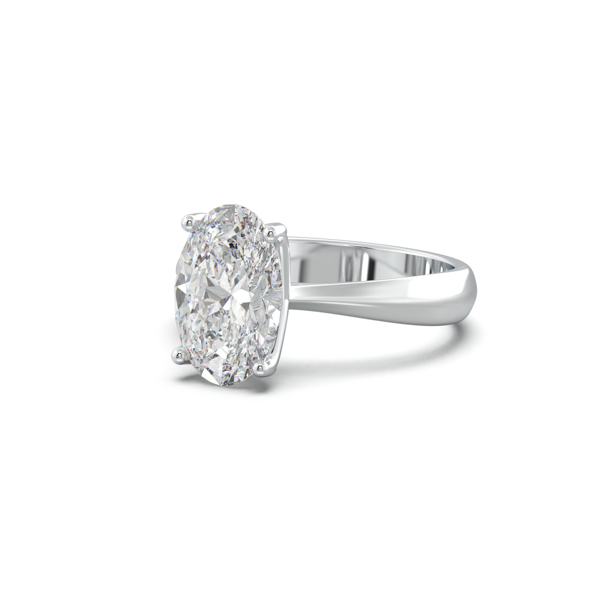 Oval Solitaire Engagement Ring