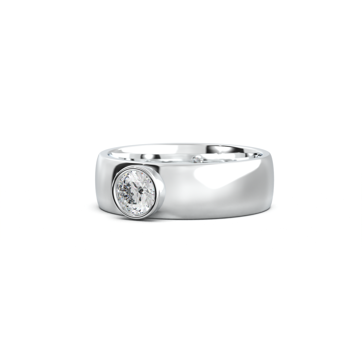 Round Bezel Men's Band