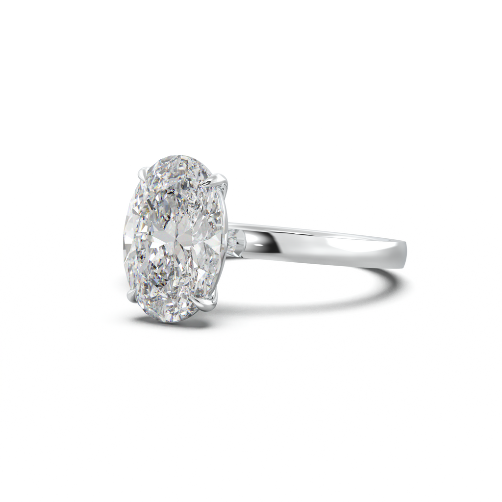 Oval Solitaire Engagement Ring