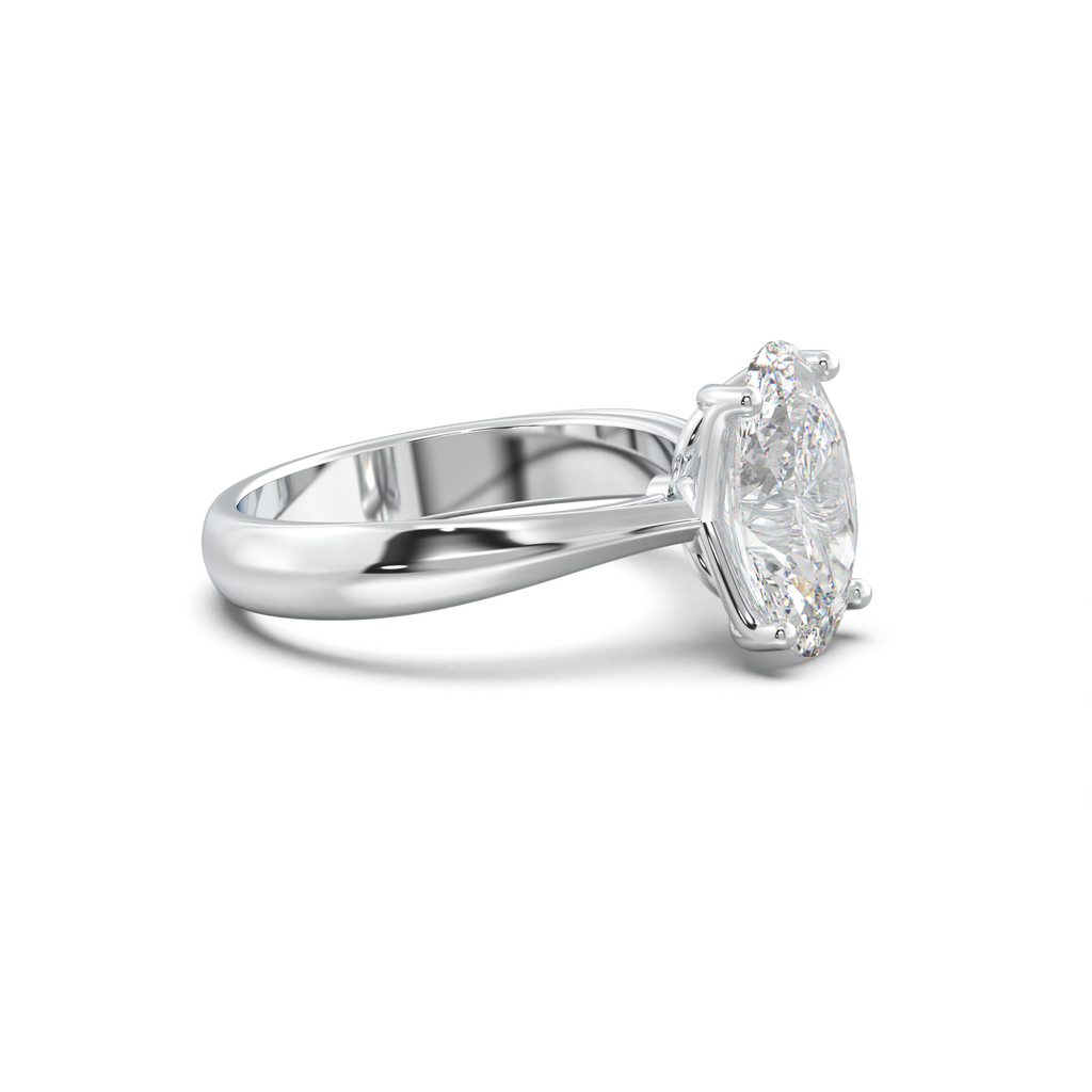 Oval Solitaire Engagement Ring