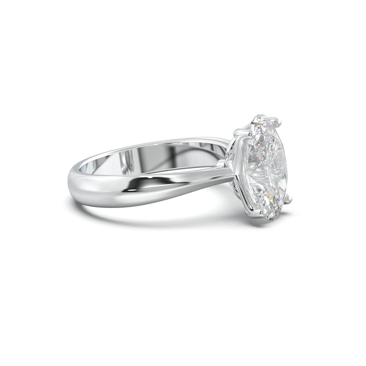 Oval Solitaire Engagement Ring