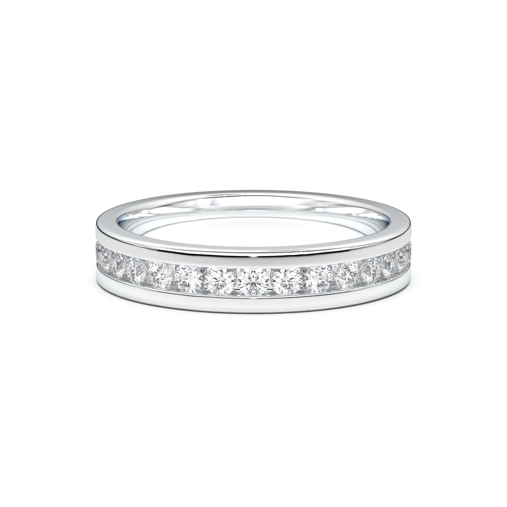 Channel-Set Diamond Men's Band