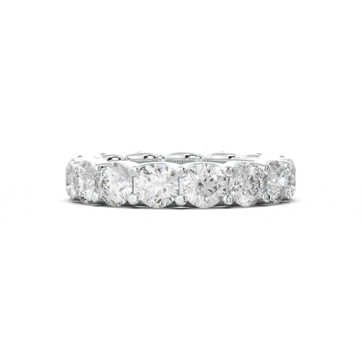Round Eternity Wedding Band