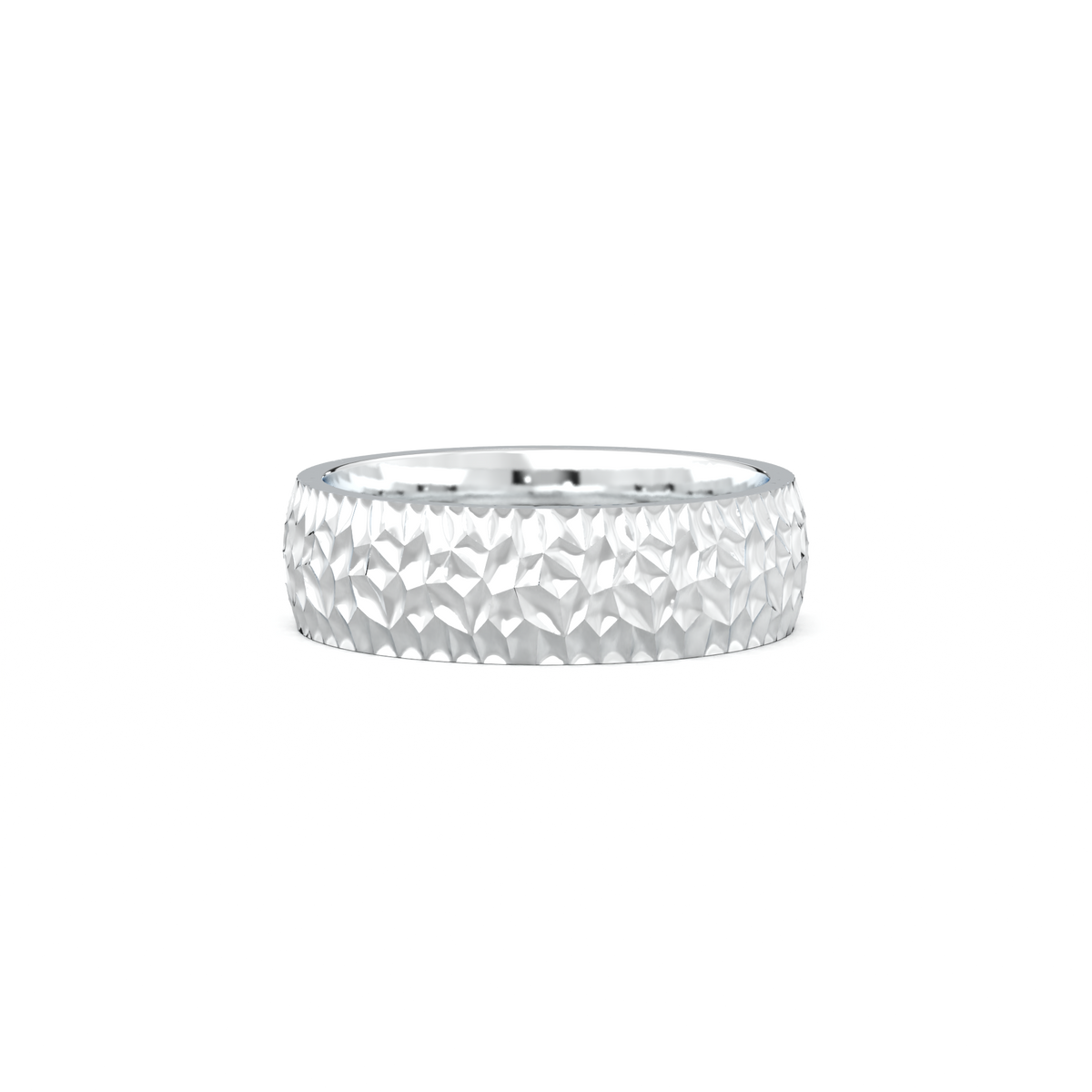 Hammered Texture Men's Band