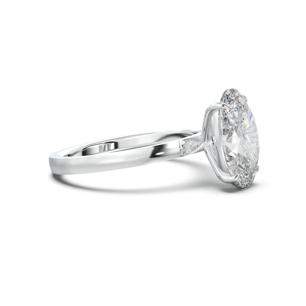 Oval Solitaire Engagement Ring