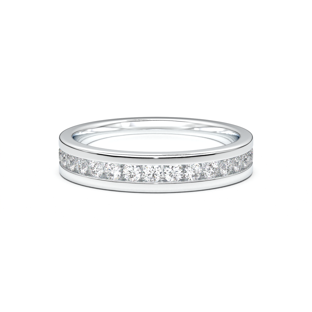 Channel-Set Diamond Men's Band