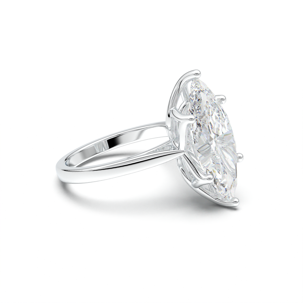 Marquise Solitaire Engagement Ring