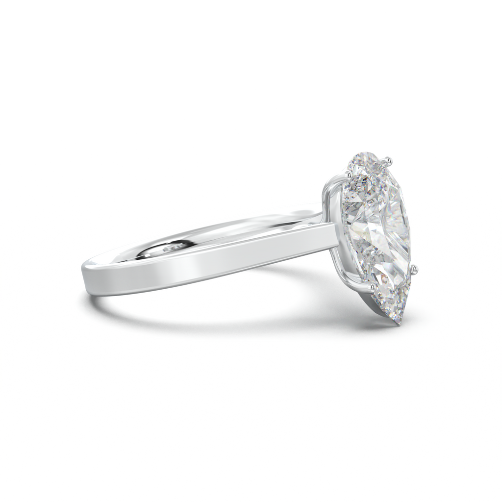 Pear Solitaire Engagement Ring