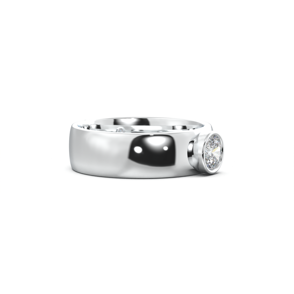 Round Bezel Men's Band