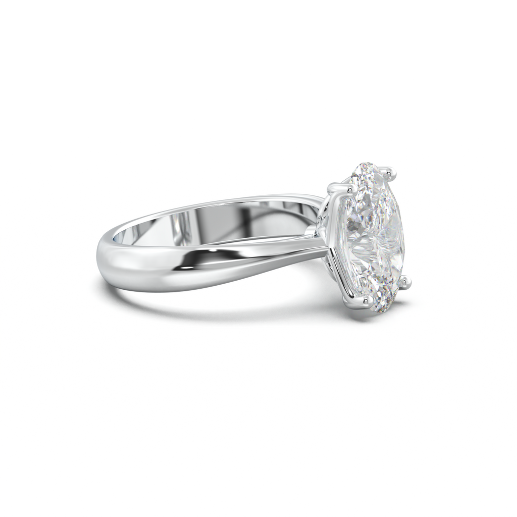 Oval Solitaire Engagement Ring